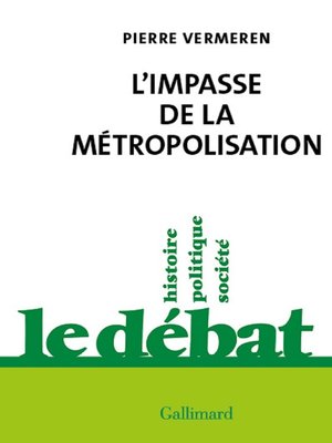 cover image of L'impasse de la métropolisation